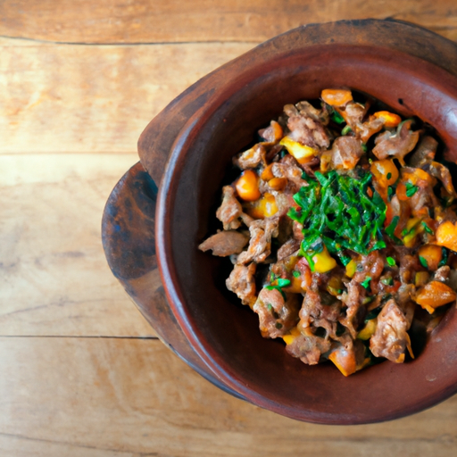 Carne de Sol com Mandioca