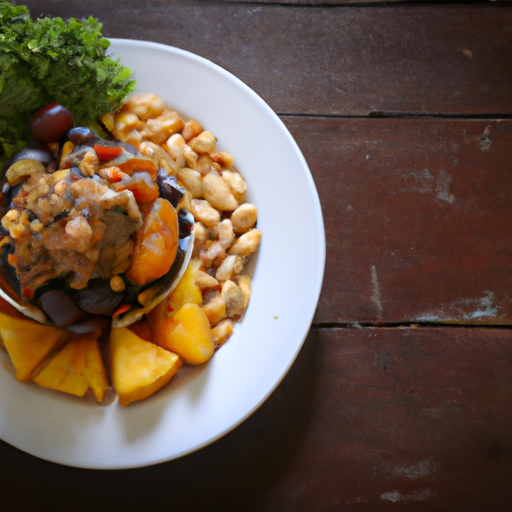 Galinhada de Castanha e Frutas Tropicais