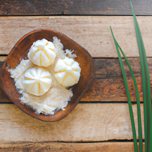 Nuvens de Tapioca com Doce de Leite e Coco