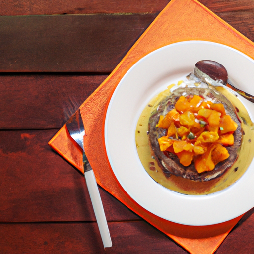Pintado ao Molho de Maracujá e Coco com Farofa de Castanha